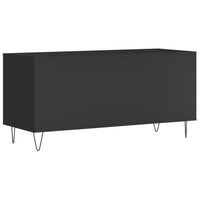 Thumbnail for Plattenschrank Schwarz 100x38x48 cm Holzwerkstoff