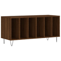 Thumbnail for Plattenschrank Braun Eichen-Optik 100x38x48 cm Holzwerkstoff