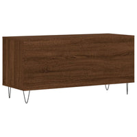 Thumbnail for Plattenschrank Braun Eichen-Optik 100x38x48 cm Holzwerkstoff