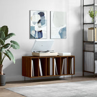 Thumbnail for Plattenschrank Braun Eichen-Optik 100x38x48 cm Holzwerkstoff