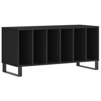 Thumbnail for Plattenschrank Schwarz 100x38x48 cm Holzwerkstoff