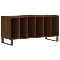 Thumbnail for Plattenschrank Braun Eichen-Optik 100x38x48 cm Holzwerkstoff