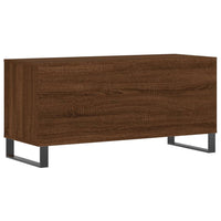 Thumbnail for Plattenschrank Braun Eichen-Optik 100x38x48 cm Holzwerkstoff
