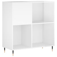 Thumbnail for Plattenschrank Hochglanz-Weiß 84,5x38x89 cm Holzwerkstoff