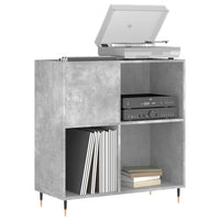 Thumbnail for Plattenschrank Betongrau 84,5x38x89 cm Holzwerkstoff