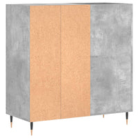 Thumbnail for Plattenschrank Betongrau 84,5x38x89 cm Holzwerkstoff