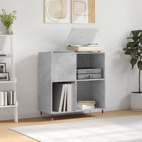 Thumbnail for Plattenschrank Betongrau 84,5x38x89 cm Holzwerkstoff