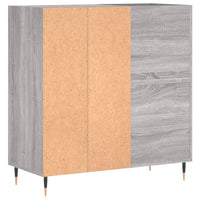 Thumbnail for Plattenschrank Grau Sonoma 84,5x38x89 cm Holzwerkstoff