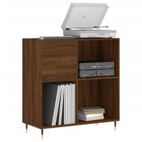 Thumbnail for Plattenschrank Braun Eichen-Optik 84,5x38x89 cm Holzwerkstoff