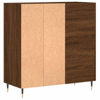 Thumbnail for Plattenschrank Braun Eichen-Optik 84,5x38x89 cm Holzwerkstoff