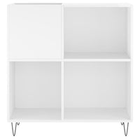Thumbnail for Plattenschrank Hochglanz-Weiß 84,5x38x89 cm Holzwerkstoff