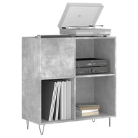 Thumbnail for Plattenschrank Betongrau 84,5x38x89 cm Holzwerkstoff