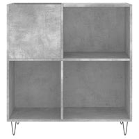 Thumbnail for Plattenschrank Betongrau 84,5x38x89 cm Holzwerkstoff