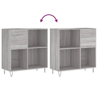 Thumbnail for Plattenschrank Grau Sonoma 84,5x38x89 cm Holzwerkstoff