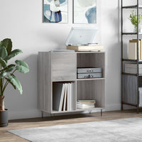 Thumbnail for Plattenschrank Grau Sonoma 84,5x38x89 cm Holzwerkstoff