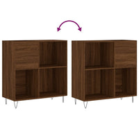 Thumbnail for Plattenschrank Braun Eichen-Optik 84,5x38x89 cm Holzwerkstoff