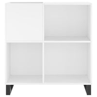 Thumbnail for Plattenschrank Weiß 84,5x38x89 cm Holzwerkstoff