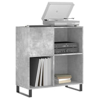 Thumbnail for Plattenschrank Betongrau 84,5x38x89 cm Holzwerkstoff