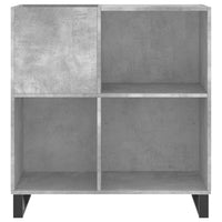 Thumbnail for Plattenschrank Betongrau 84,5x38x89 cm Holzwerkstoff