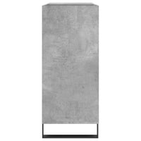 Thumbnail for Plattenschrank Betongrau 84,5x38x89 cm Holzwerkstoff