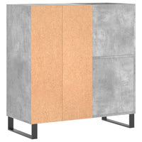 Thumbnail for Plattenschrank Betongrau 84,5x38x89 cm Holzwerkstoff