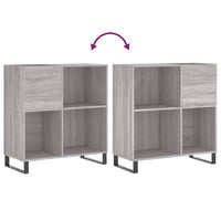 Thumbnail for Plattenschrank Grau Sonoma 84,5x38x89 cm Holzwerkstoff