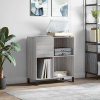 Thumbnail for Plattenschrank Grau Sonoma 84,5x38x89 cm Holzwerkstoff
