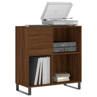 Thumbnail for Plattenschrank Braun Eichen-Optik 84,5x38x89 cm Holzwerkstoff