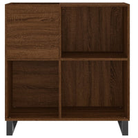 Thumbnail for Plattenschrank Braun Eichen-Optik 84,5x38x89 cm Holzwerkstoff