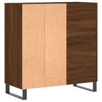Thumbnail for Plattenschrank Braun Eichen-Optik 84,5x38x89 cm Holzwerkstoff