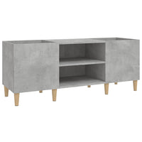 Thumbnail for Plattenschrank Betongrau 121x38x48 cm Holzwerkstoff