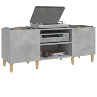Thumbnail for Plattenschrank Betongrau 121x38x48 cm Holzwerkstoff