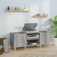 Thumbnail for Plattenschrank Grau Sonoma 121x38x48 cm Holzwerkstoff