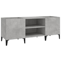 Thumbnail for Plattenschrank Betongrau 121x38x48 cm Holzwerkstoff