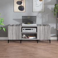 Thumbnail for Plattenschrank Grau Sonoma 121x38x48 cm Holzwerkstoff