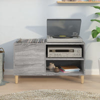Thumbnail for Plattenschrank Grau Sonoma 84,5x38x48 cm Holzwerkstoff
