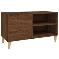 Thumbnail for Plattenschrank Braun Eichen-Optik 84,5x38x48 cm Holzwerkstoff