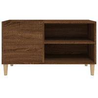 Thumbnail for Plattenschrank Braun Eichen-Optik 84,5x38x48 cm Holzwerkstoff