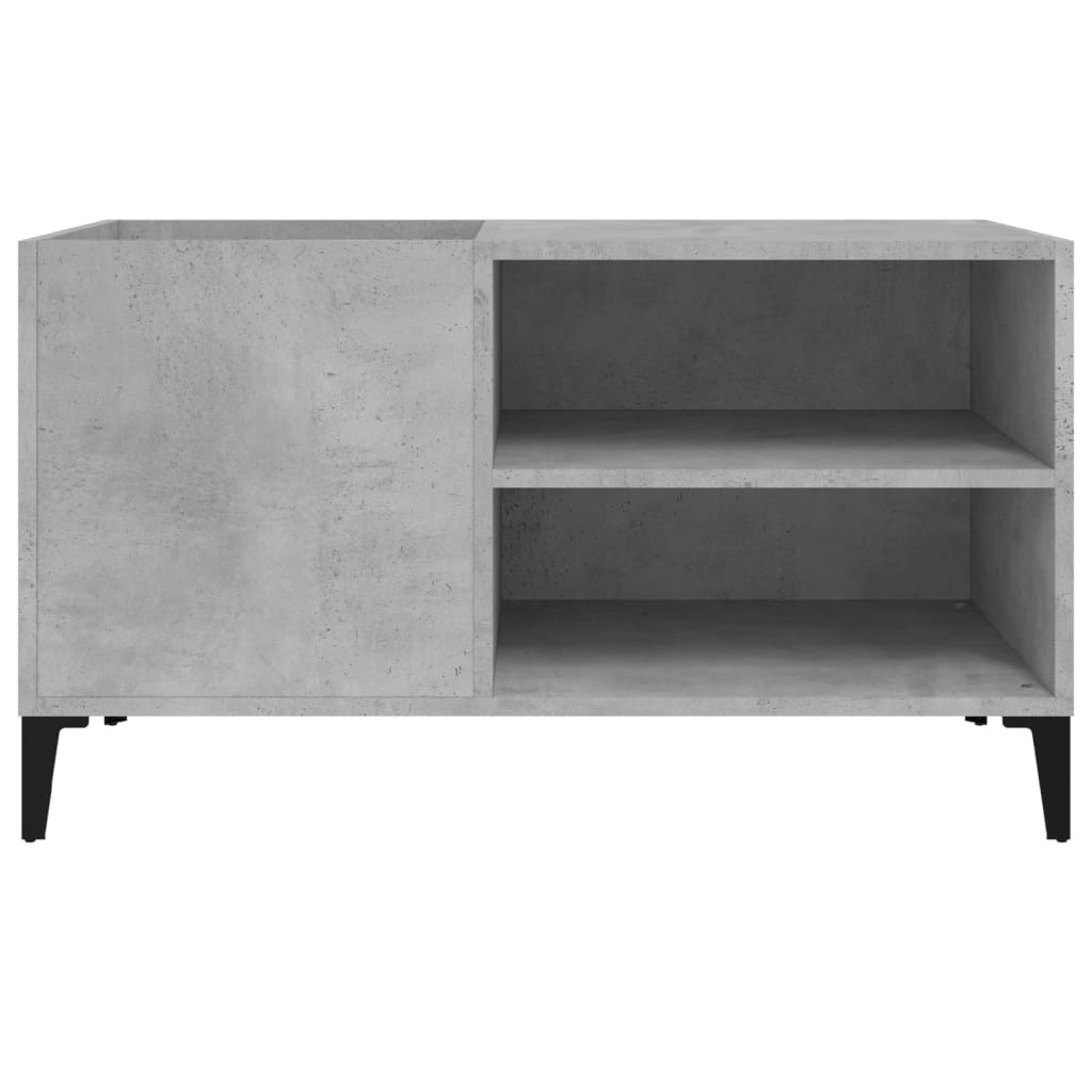 Plattenschrank Betongrau 84,5x38x48 cm Holzwerkstoff
