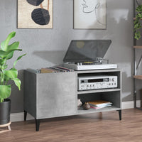 Thumbnail for Plattenschrank Betongrau 84,5x38x48 cm Holzwerkstoff