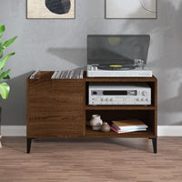 Thumbnail for Plattenschrank Braun Eichen-Optik 84,5x38x48 cm Holzwerkstoff