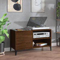 Thumbnail for Plattenschrank Braun Eichen-Optik 84,5x38x48 cm Holzwerkstoff