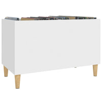 Thumbnail for Plattenschrank Weiß 74,5x38x48 cm Holzwerkstoff