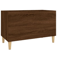 Thumbnail for Plattenschrank Braun Eichen-Optik 74,5x38x48 cm Holzwerkstoff