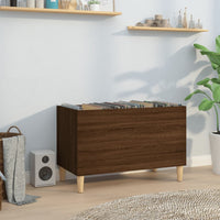 Thumbnail for Plattenschrank Braun Eichen-Optik 74,5x38x48 cm Holzwerkstoff