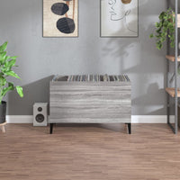 Thumbnail for Plattenschrank Grau Sonoma 74,5x38x48 cm Holzwerkstoff