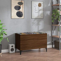 Thumbnail for Plattenschrank Braun Eichen-Optik 74,5x38x48 cm Holzwerkstoff
