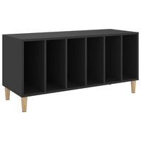 Thumbnail for Plattenschrank Schwarz 100x38x48 cm Holzwerkstoff