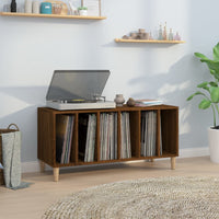 Thumbnail for Plattenschrank Braun Eichen-Optik 100x38x48 cm Holzwerkstoff