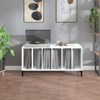 Thumbnail for Plattenschrank Weiß 100x38x48 cm Holzwerkstoff